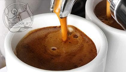 قهوه اسپرسو با خامه