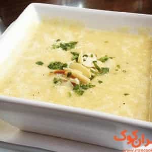 طرز تهیه سوپ جو سفید با شیر
