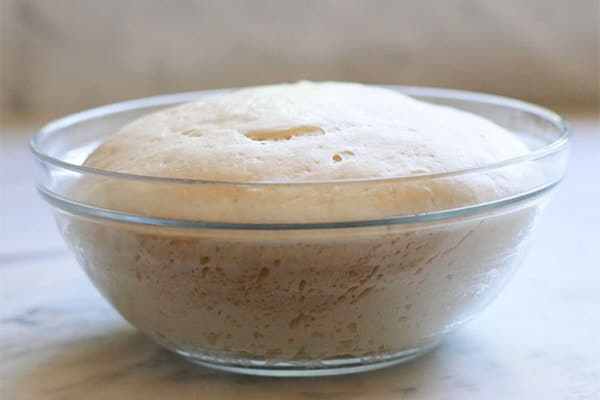 حجم خمیر ورآمده