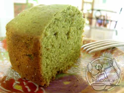 کیک چای سبز