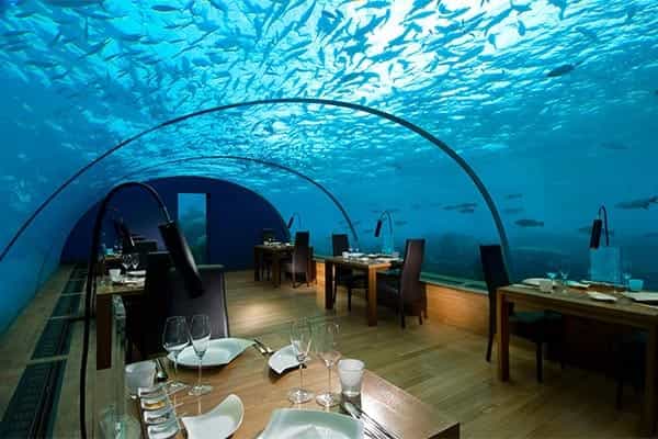 عجیب ترین رستوران زیر آب