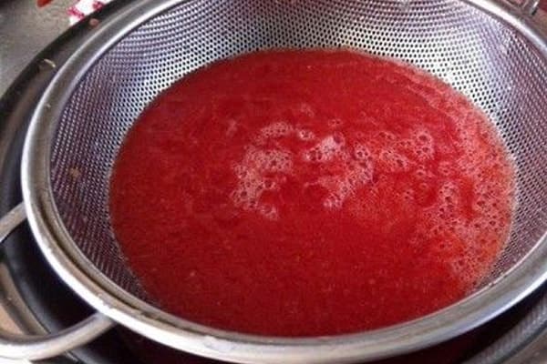 صاف کردن گوجه