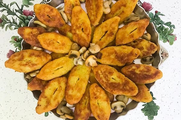کتلت سیب زمینی شیرازی