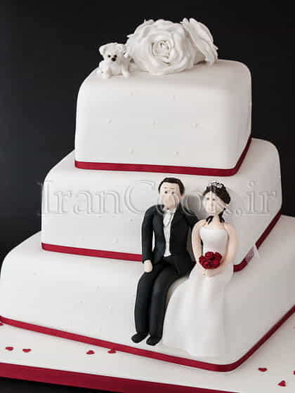 مدل های تزیین کیک عروسی – 5